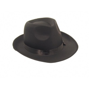 Borsalino tissu noir luxe