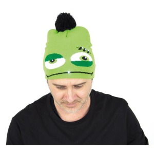 BONNET personnalisable TRICOT MONSTRE LUMINEUX