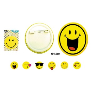 BROCHE publicitaire 4.5CM SMILEY