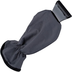 Gant fourré avec raclette intégrée