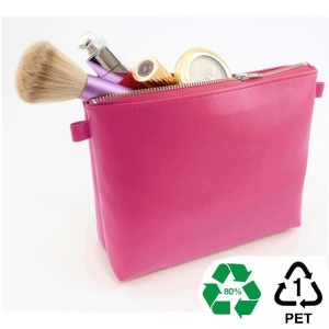 Trousse avec logo zippée 210x140x50mm en rPET