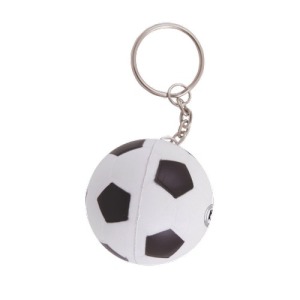 Anti-stress Ballon de foot avec porte-clés publicitaire