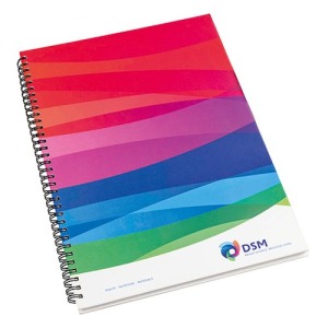 Cahier couverture rigide Wire-O A5 50 feuilles