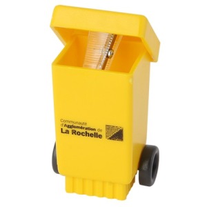 Taille-crayon personnalisable poubelle