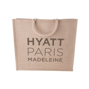 Sac publicitaire shopping en jute