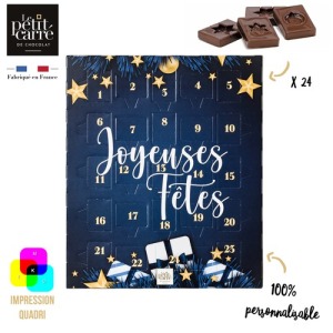 Calendrier de l'Avent basic 125g gianduja bio