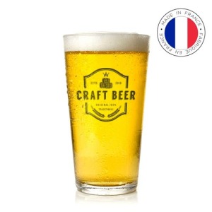 Verre à bière personnalisable 50cl pinte