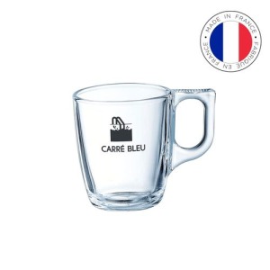 Tasse à café personnalisée en verre 9cl