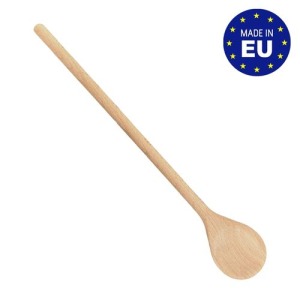 Cuillère en bois personnalisée ronde