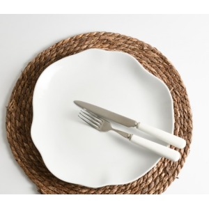 Assiette plate design nuage