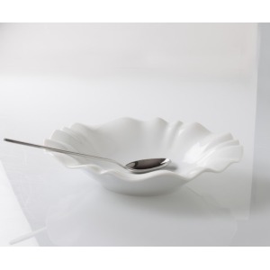 Assiette creuse dentelle
