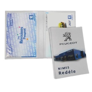 Pochette entretien 2 volets avec soufflet de 2cm