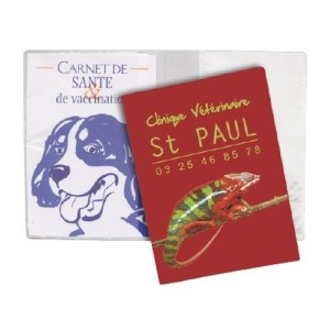 Pochette carnet de santé animaux