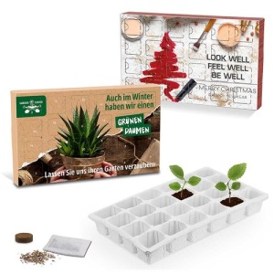 Calendrier de l'Avent avec logo à planter