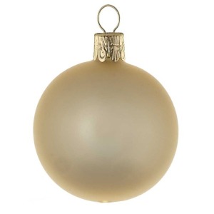 Boules de Noël personnalisables traditionnelles en verre 834