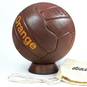 Ballon de football vintage personnalisé cuir