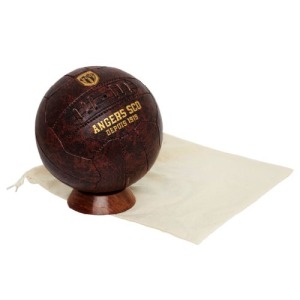 Ballon de football vintage personnalisé simili-cuir
