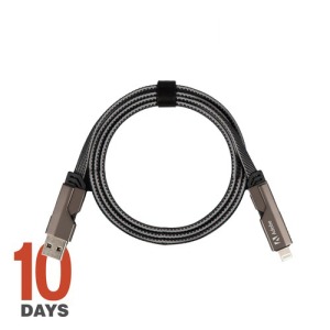 Câble promotionnel universel 4 en 1 rPET 60W