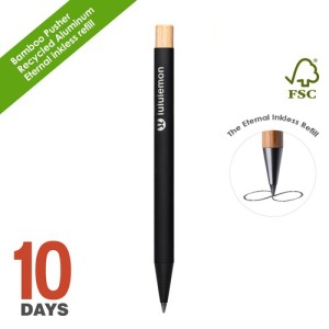 Stylo personnalisable en aluminium recyclé et mine HB