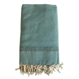 Fouta publicitaire Nattée recyclée 200x100cm