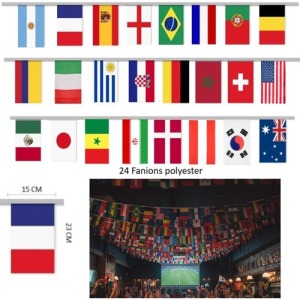 Guirlande 8m BEST FOOTBALL promotionnel TEAM