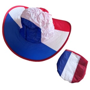 Chapeau personnalisé pop up France sac de rangement