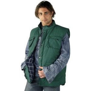 Veste publicitaire rembourrée multipoches
