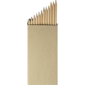 Paquet 12 crayons en bois de couleur