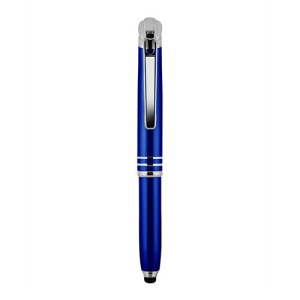 Stylo à bille avec logo en aluminium et métal avec lumière et touch screen