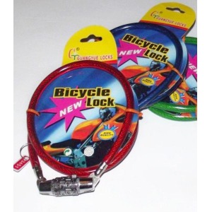 Antivol de vélo publicitaire à combinaison