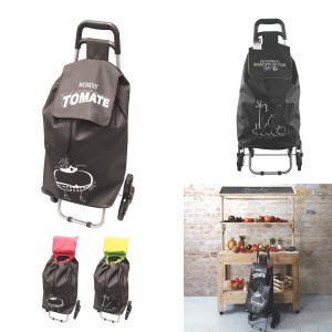 chariot publicitaire shopping ludik 6 roues, 2-fois assorti