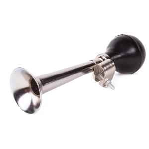 Klaxon de vélo avec logo 210mm chromé