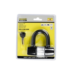 Antivol personnalisable en U 820 100x100mm compact