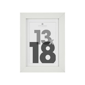 cadre photo publicitaire bl eva 13x18 dis, blanc