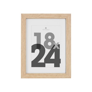cadre photo publicitaire naturel eva 18x24 dis, beige