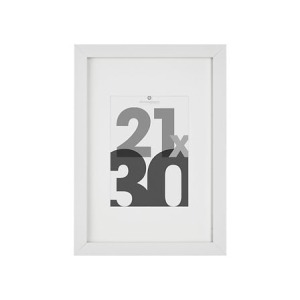 cadre photo personnalisable bl eva 21x30 dis, blanc