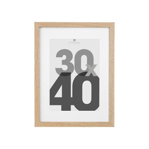 cadre photo personnalisé naturel eva 30x40 dis, beige