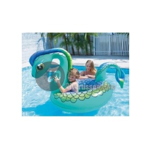 Bouée gonflable personnalisable géante serpent de mer 161x109cm