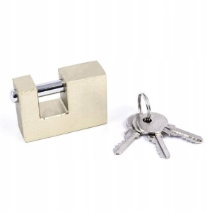 Cadenas avec logo en laiton à épingle de 80mm