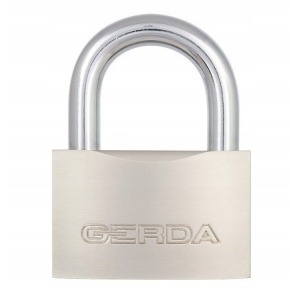 Cadenas personnalisable renforcé 70mm laiton gerda 3 clés
