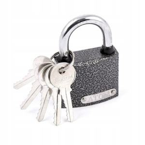 Cadenas avec logo en fonte épaisseur 40mm atome 5 touches joint