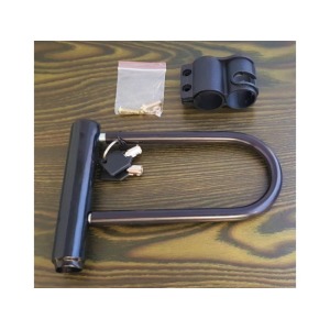 Antivol de vélo promotionnel en U avec support de cadre 14x20cm