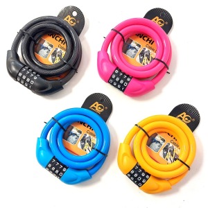 Antivol de vélo publicitaire avec code fixation solide