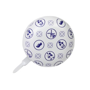 Sonnette de vélo publicitaire Ding Dong 80mm bleu hollande