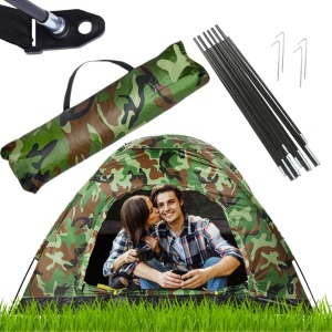 Tente de camping personnalisable touristique moustiquaire camouflage