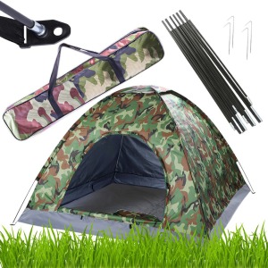 Tente de camping personnalisée Camo XXL pour 2-3 personnes