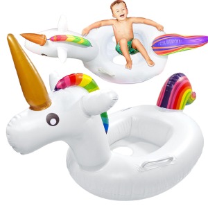 Petit cercle licorne gonflable pour bébé
