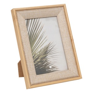 cadre photo publicitaire tissu zera 10x15, beige lin