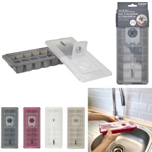 bac à glacons couvercle de remplissage x16, 4-fois