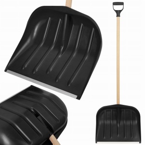 Pelle à neige personnalisée avec grattoir style bois